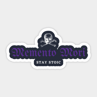 Memento Mori Aesthetic Shirt Sticker